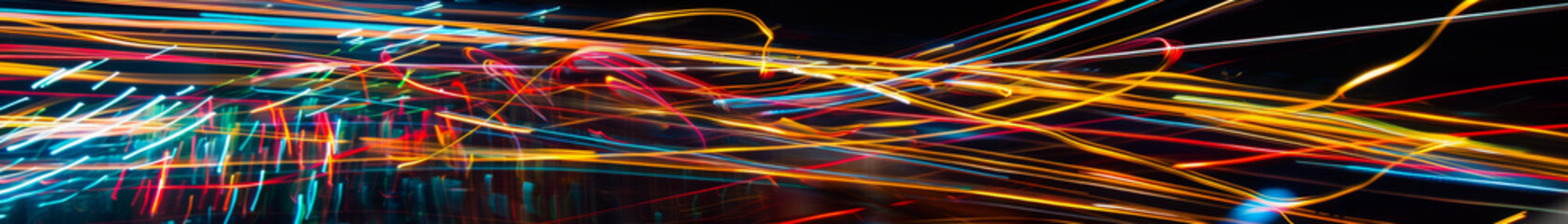 A colorful, blurry image of a rainbow