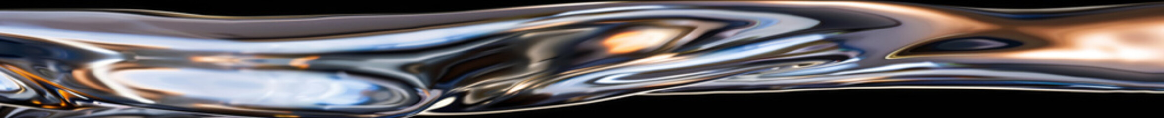 Fototapeta premium Sleek Metallic Texture with Fluid, Reflective Appearance