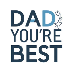 A minimalist Father's Day T-shirt design with simple lines, shapes, and a clean font.