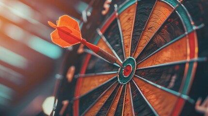 A Dart is an opportunity and Dartboard is the target and goal.