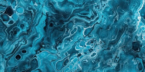 Naklejka premium A vibrant peacock blue marble texture, perfect for a contemporary dance studio