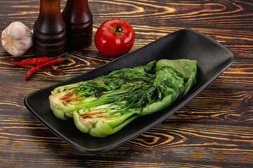 Asian grilled Pak Choy salad