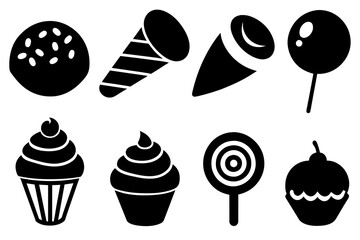 About 15 set of-sweet food smooth line 
