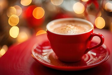 Fototapeta premium Festive Coffee Delight