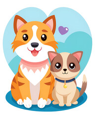 dog and cat