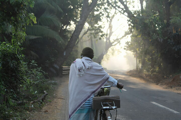 Most beautiful morning for sun reflection in trees © Logeswaran