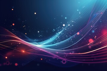 abstract background with glowing lines Web Banner Design for Enhanced User Experience