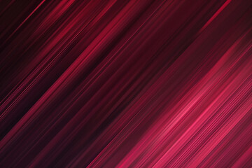 Fototapeta premium Gradient dynamic lines in intense shades of crimson and maroon adding drama.