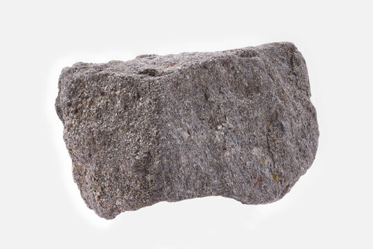 Isolated Nickel (Ni) sulphide (pentlandite) ore, white background. Mined in Australia, South Africa, Canada, Russia. Compete with Ni laterite producers, such as Indonesia and Philippines