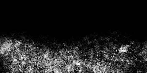 Black and white abstract grunge old concrete wall texture stain isolated overlay decorative vintage background.
