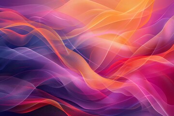 Flowing Geometric Lines Abstract Background