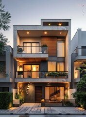 Modern and Luxurious Townhouses