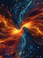 Celestial Flame: Fire Nebula