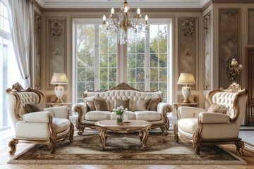 Luxurious and Comfortable Living Room