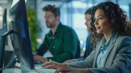 Fototapeta premium The team at work