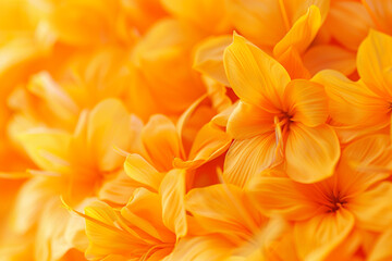 Obraz premium Festive yellow backdrop adding warmth and vibrancy to event promotions.