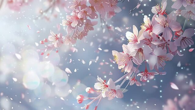 abstract spring beautiful flower border background. Colorful Flower background template.