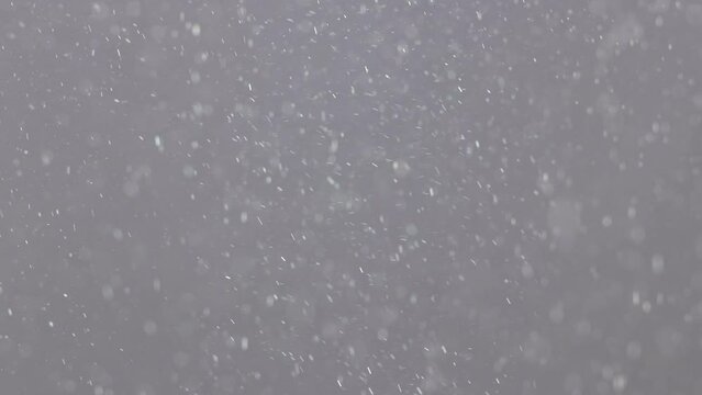White snowflakes on a neutral swirl on a neutral background