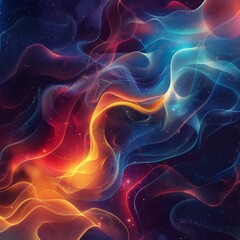 Vibrant Nebula in Space