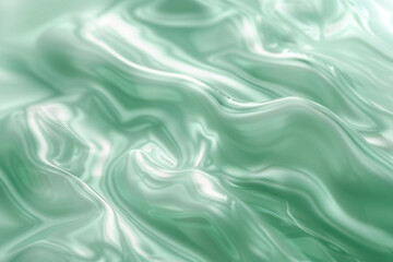 Fototapeta premium Pale mint green blur designed for conservation and green technology campaigns.