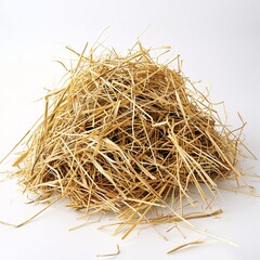 Fototapeta premium Bale of Hay: A Pile of Straw for Animals