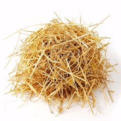 Fototapeta premium Pile of Dried Straw Hay