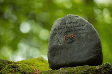 Stein andenken Erinnerungen  