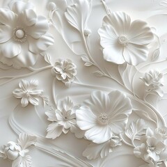 Floral Pattern Detail on Ceiling