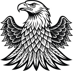 American eagle Eagle Vector illustration