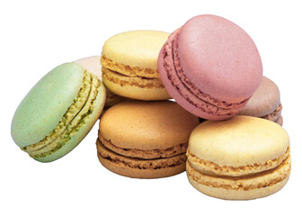 Macarons delicious sweet treat