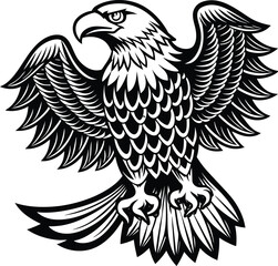 American eagle Eagle Vector illustration