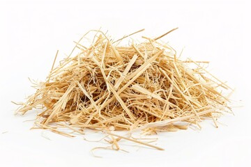 Dried Hay Stack in Focus