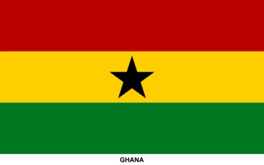Flag of GHANA, GHANA national flag © pockygallery11