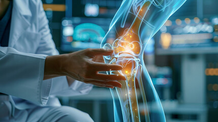 3d rendered illustration of joints pain