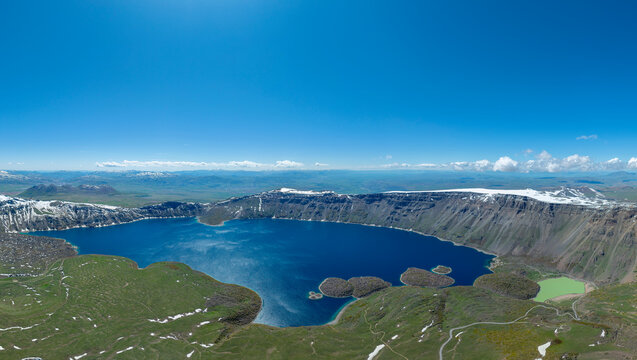 Nemrut Lake is the second largest crater lake in the world and the largest in Turkey.