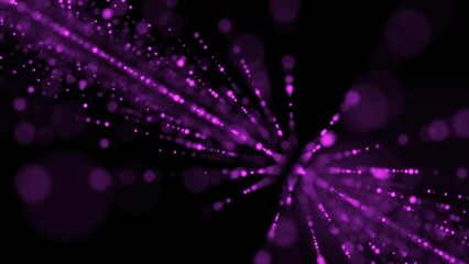 3d render background of abstract dots. Crypto currency, big data, block chain and digital technology concept. Business and technology background