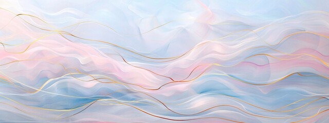 Oceanic Dreamscape with Abstract Waves