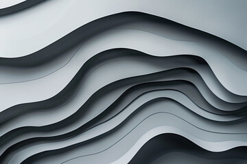 Slate gray minimal paper cut design for professional architectural branding.