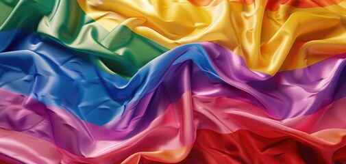 Pride merchandise, expression of identity, close up, realistic, Manipulation, Market stall backdrop