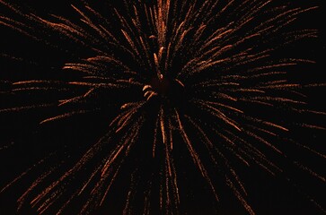 fireworks in the sky