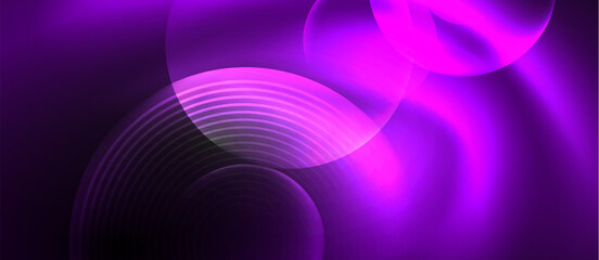 Glowing light neon shiny background. Vector Illustration For Wallpaper, Banner, Background, Card, Book Illustration, landing page