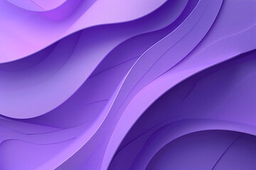 Dynamic overlapping shapes create a multidimensional vibrant violet background.