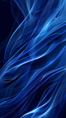 Fototapeta premium abstract blue background with lines. illustration technology