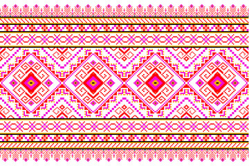 Designed with Ulos Ethnic Batak fabric pattern on a red background.   classic wallpaper  Seamless background patterns and wallpapers for high resolution image download.