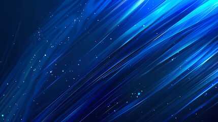 Obraz premium abstract blue background with lines. illustration technology
