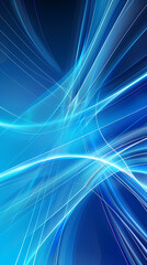abstract blue background with lines. illustration technology
