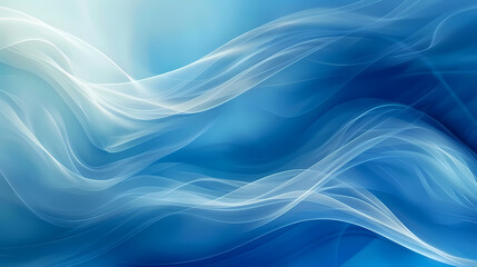 Fototapeta premium abstract blue background with lines. illustration technology