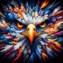 Fototapeta premium close up of a eagle