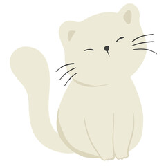 Illustrated cartoon of animals fit for learning for baby and todddler 