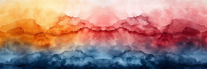 Vibrant Watercolor Backgrounds for Posters and Flyers Generative AI